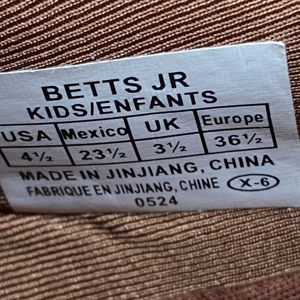 Deer Stags Betts No Sox Jr Kids Boys Waterproof Casual Shoes Brown Size‎ 4 1/2